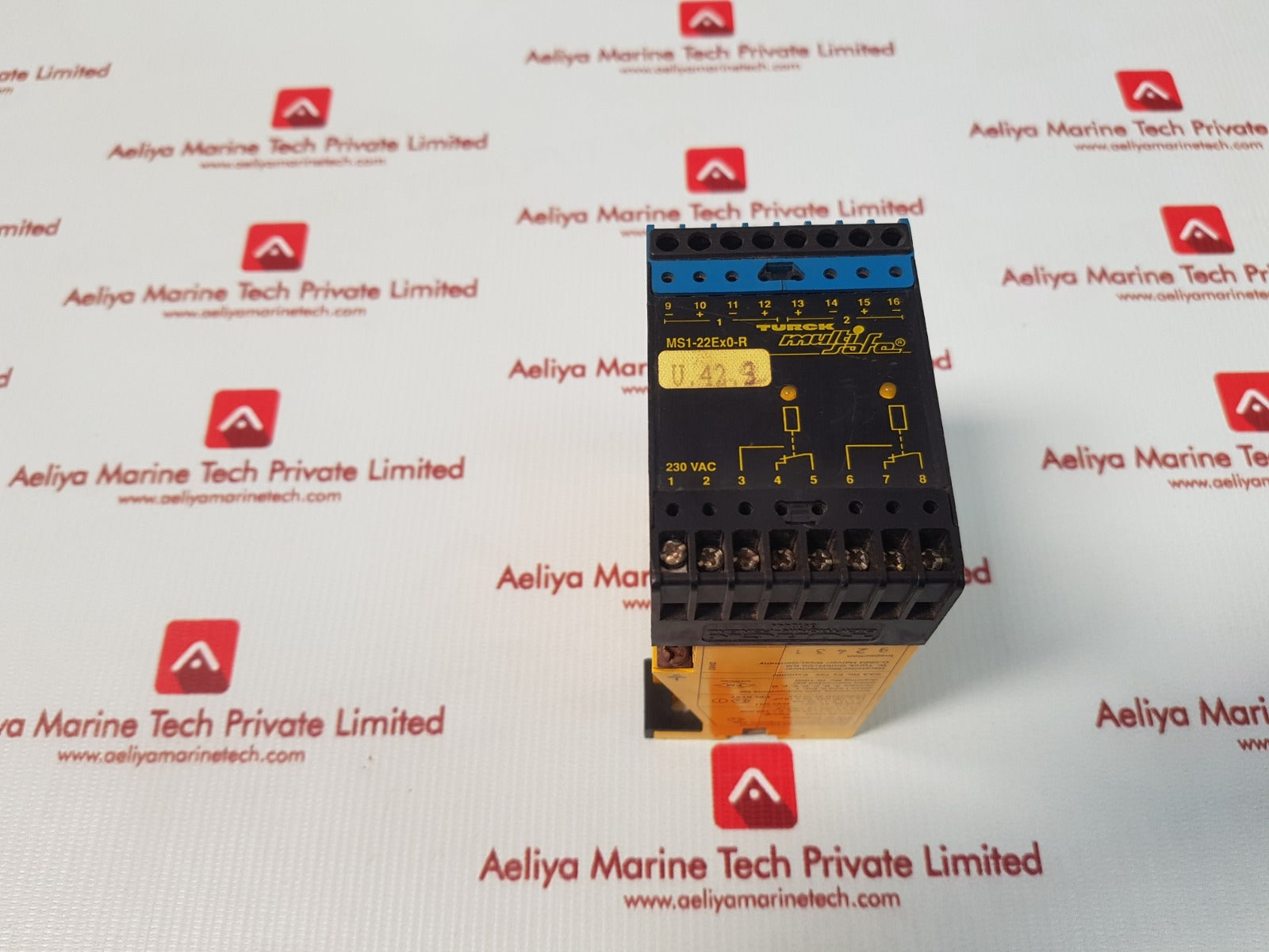 Turck ms1-22ex0-r switching-amplifier relay 190...250 vac