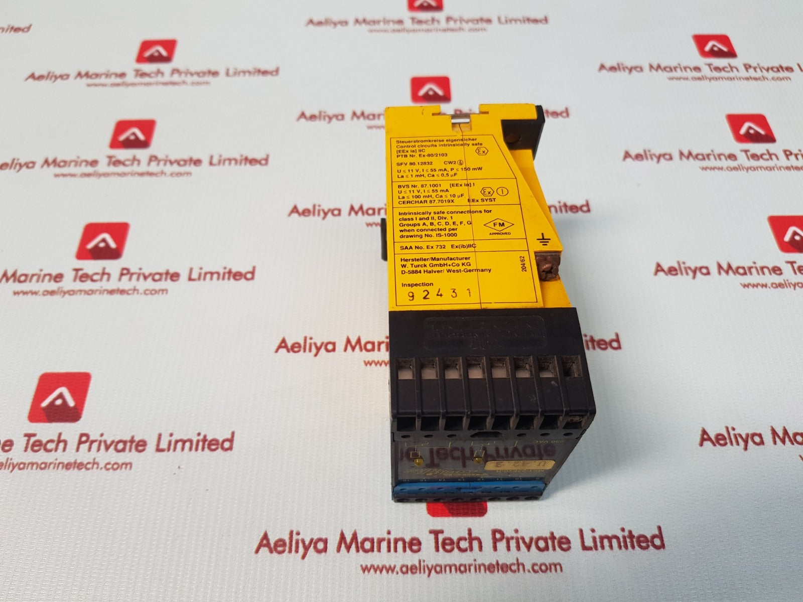 Turck ms1-22ex0-r switching-amplifier relay 190...250 vac