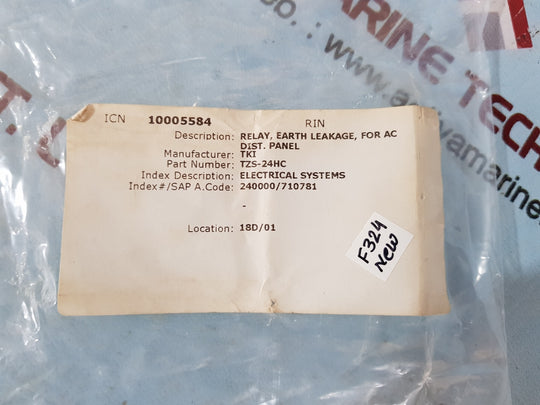 Terasaki tzs-hc earth leakage relay