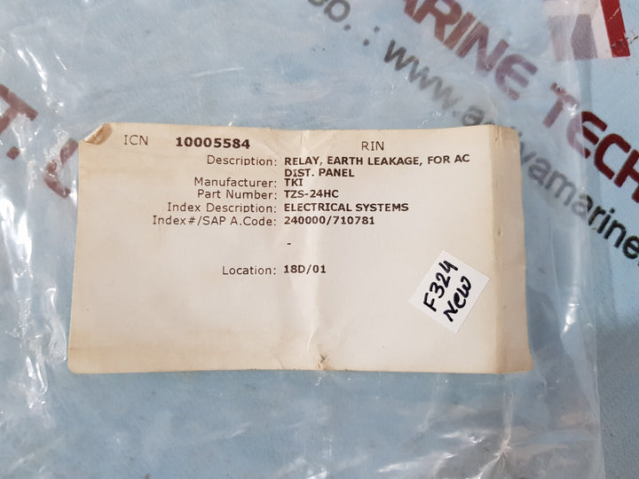 Terasaki tzs-hc earth leakage relay