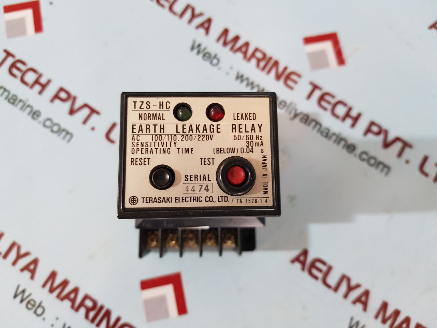 Terasaki tzs-hc earth leakage relay