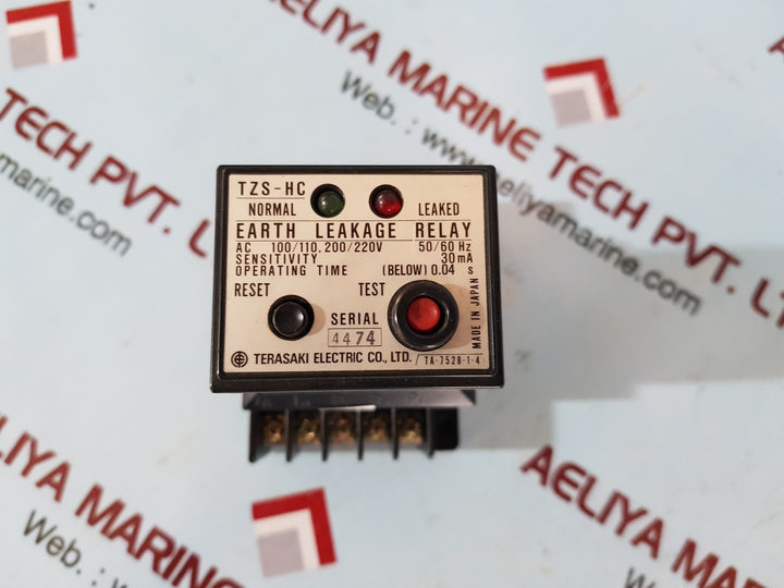 Terasaki tzs-hc earth leakage relay