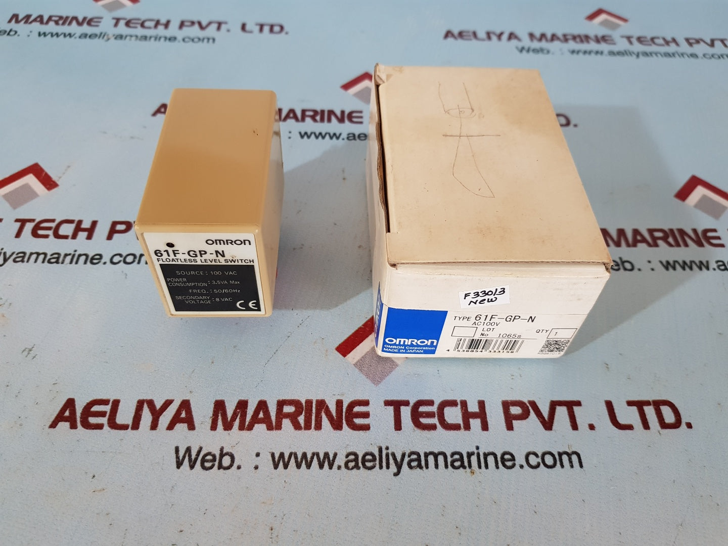 Omron 61f-gp-n floatless level switch 100vac