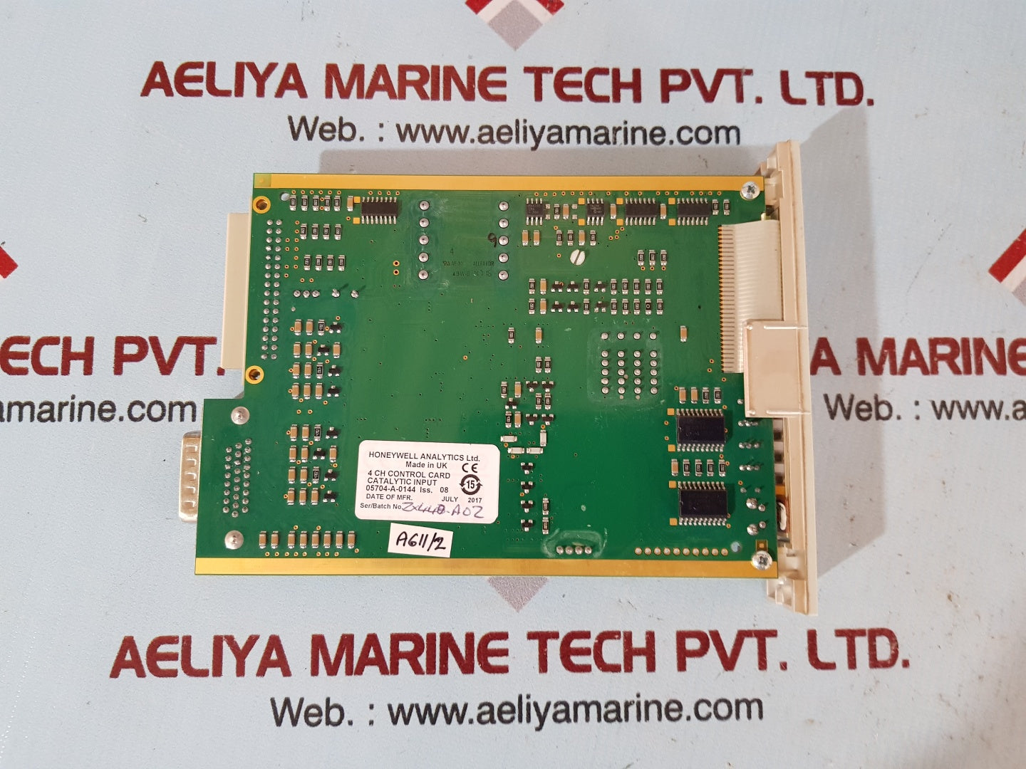 Honeywell 05704-a-0144 iss.08 4 ch control card catalytic input