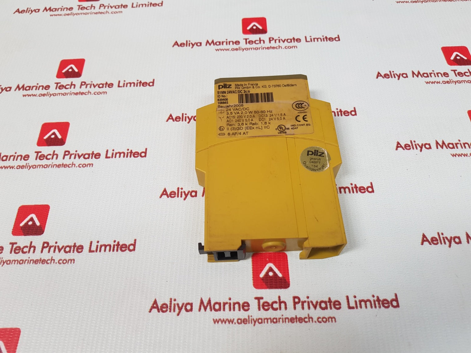 Pilz s1mn 24vac/dc 2c/o thermistor monitoring relay