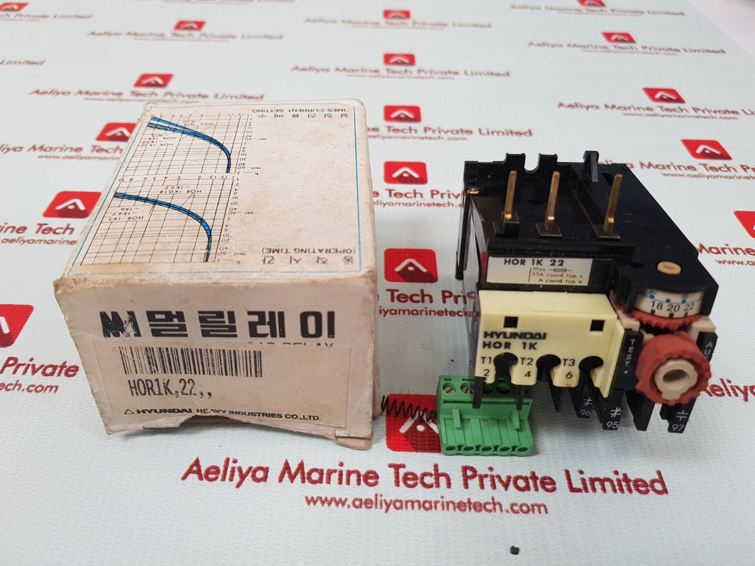 Hyundai Hor 1K 22 Thermal Overload Relay 5A 660V