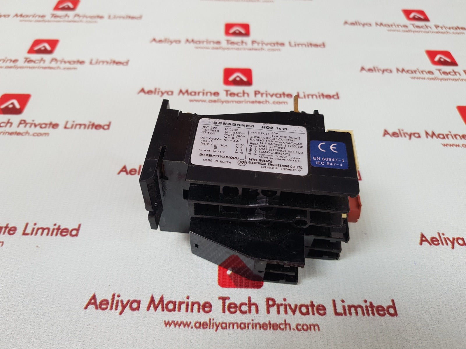 Hyundai hor 1k thermal overload relay hor 1k 22