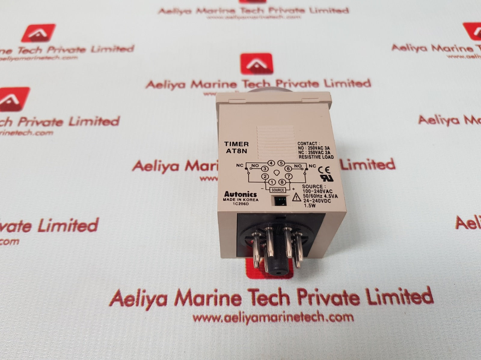 Autonics at8n industrial analog timer 100-240vac 24-240vdc