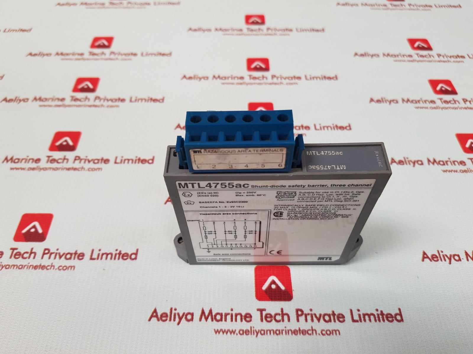 Mtl4755ac shunt-diode safety barrier