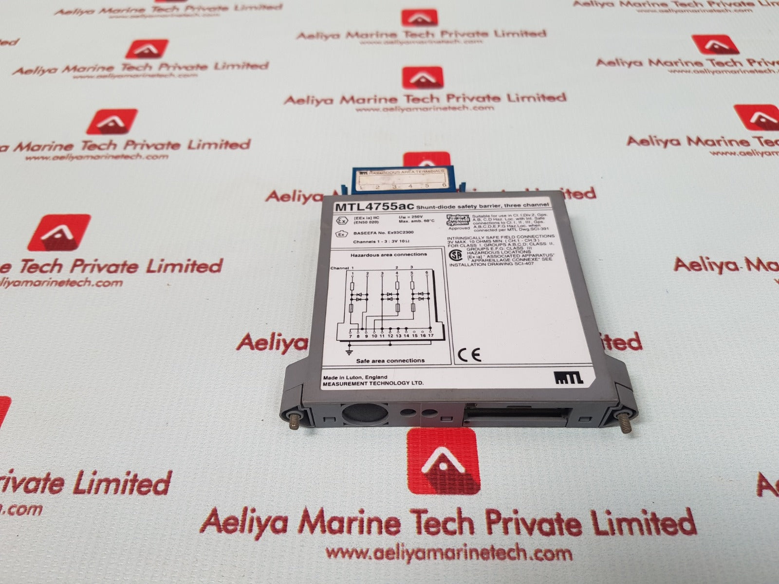 Mtl4755ac shunt-diode safety barrier