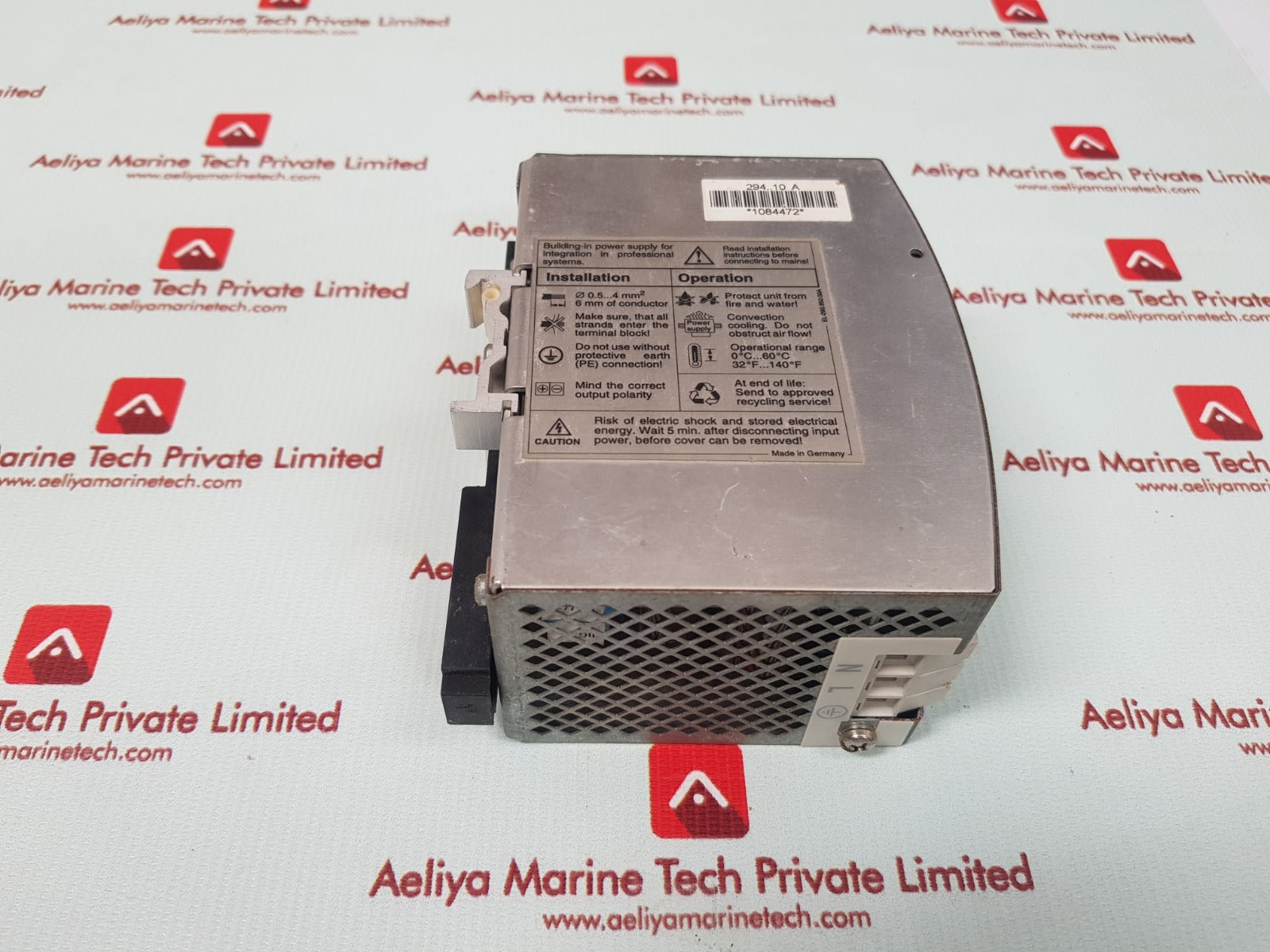 Sola sdn 5-24-100 power supply 115/230vac 2.6/1.4a 50-60hz
