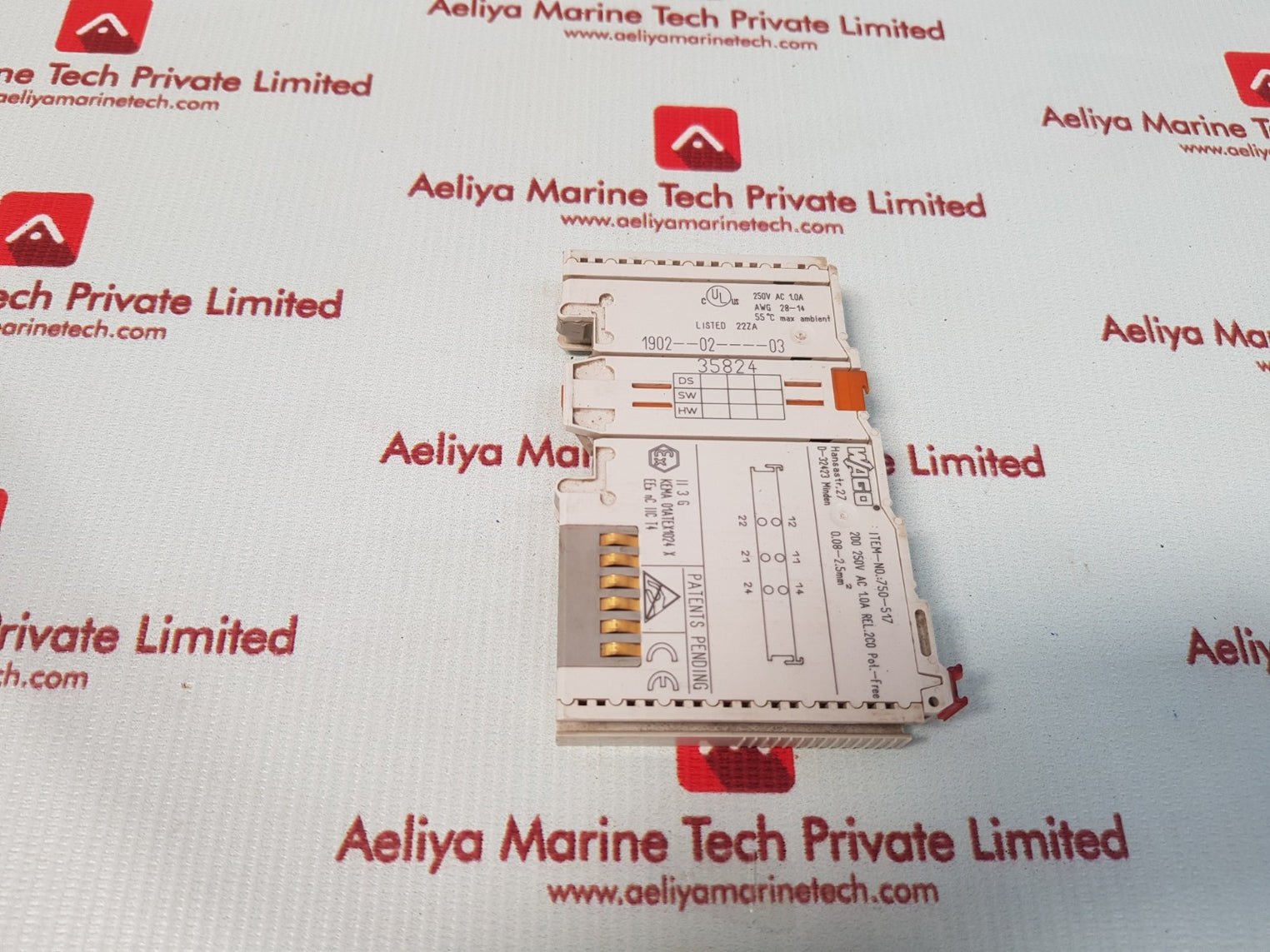 Wago 750-517 2 channel relay output module