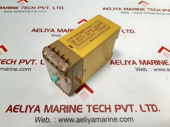 Pilz p1m-1nk/220v~/1a1r safety relay 