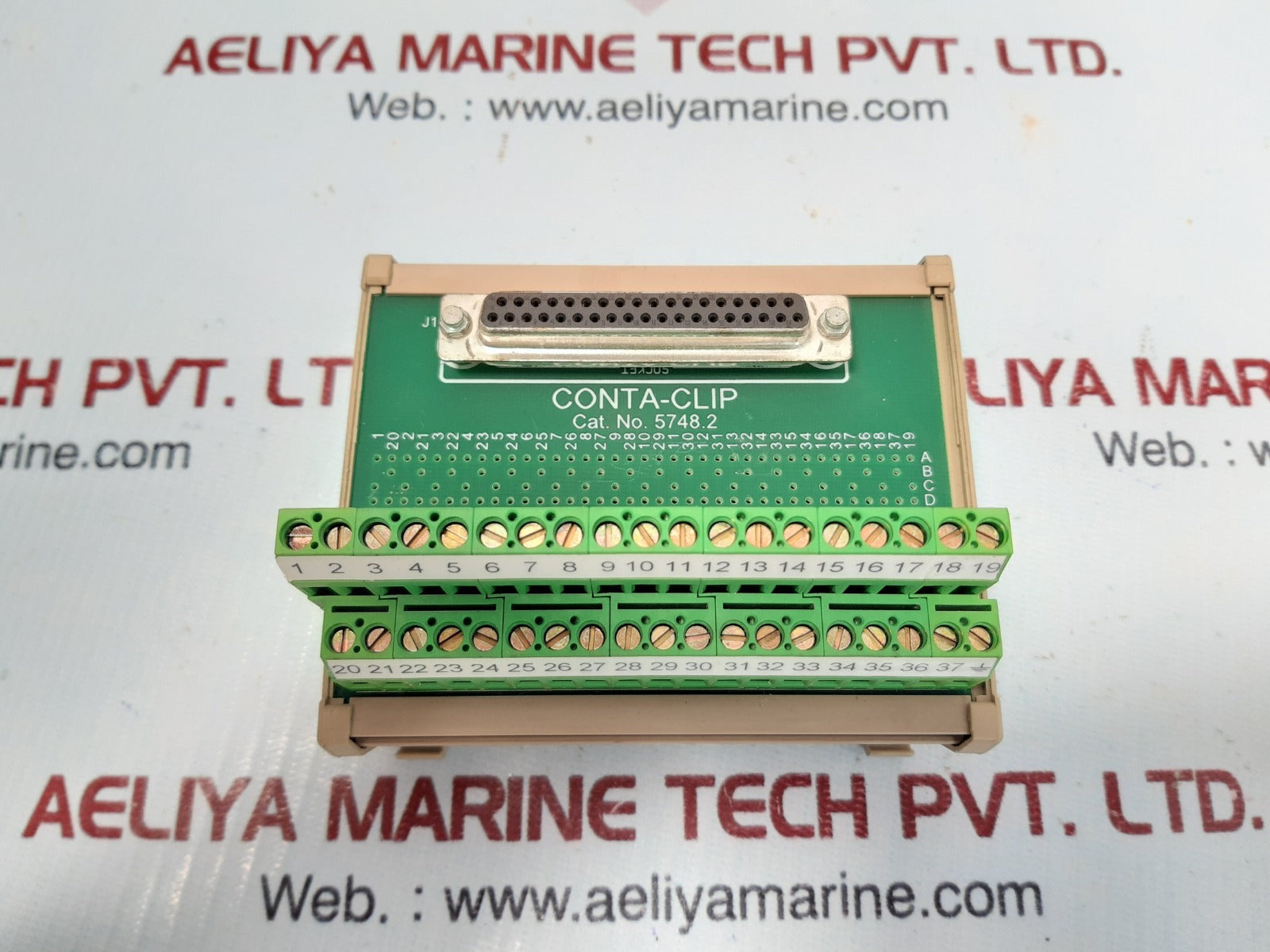 Conta-clip subd 37 female interface module 5748.2