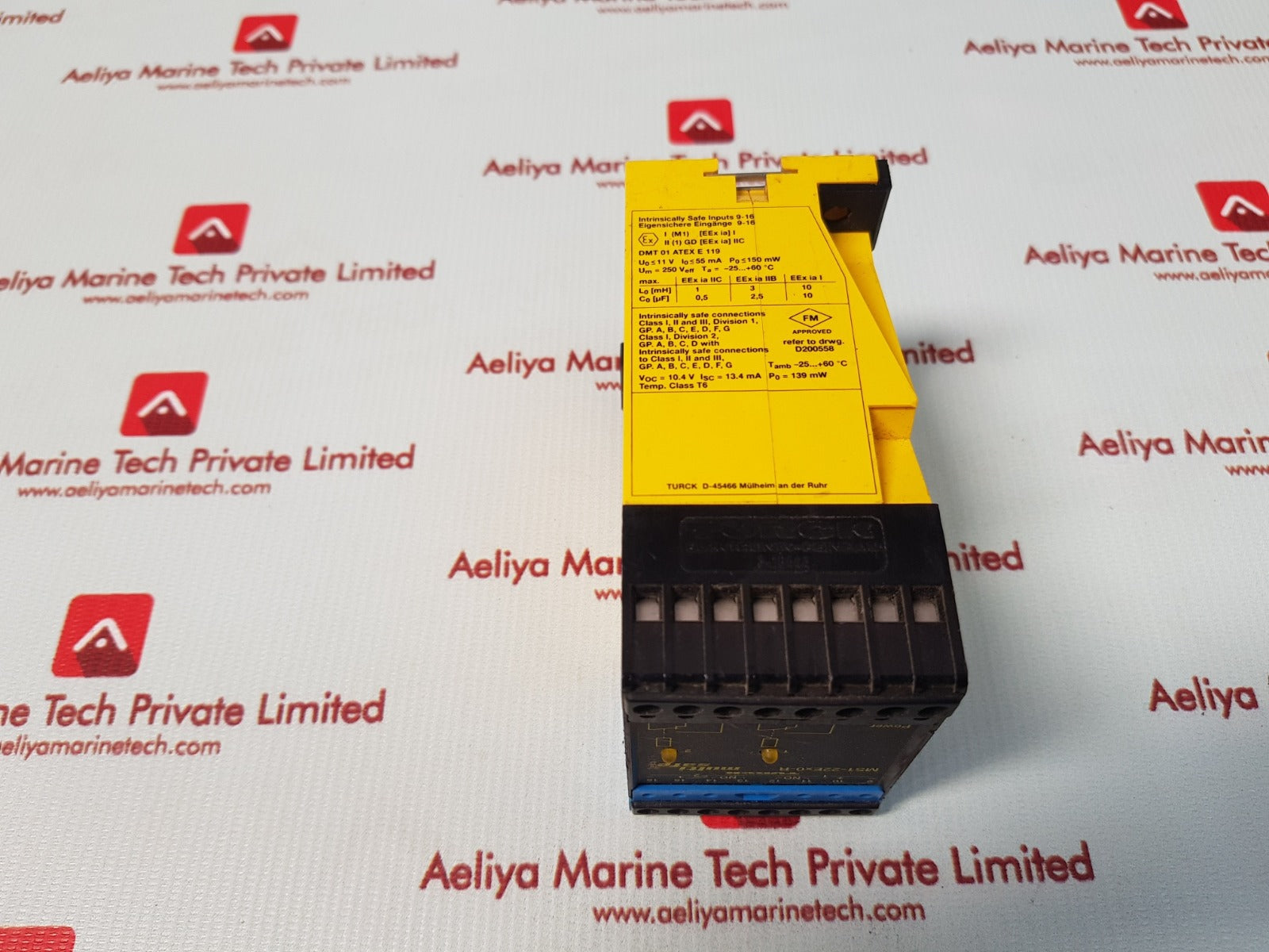 Turck ms1-22ex0-r multi safe switching-amplifier  20....125 vdc