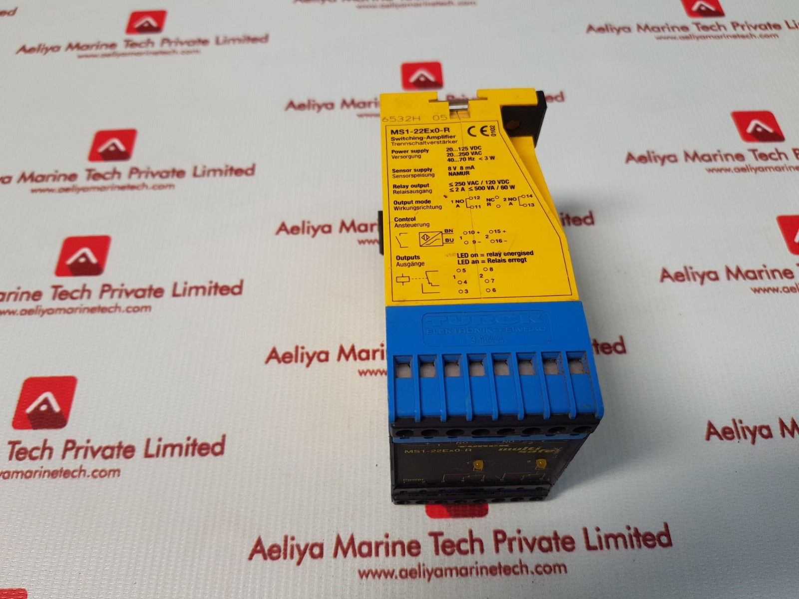 Turck ms1-22ex0-r multi safe switching-amplifier  20....125 vdc