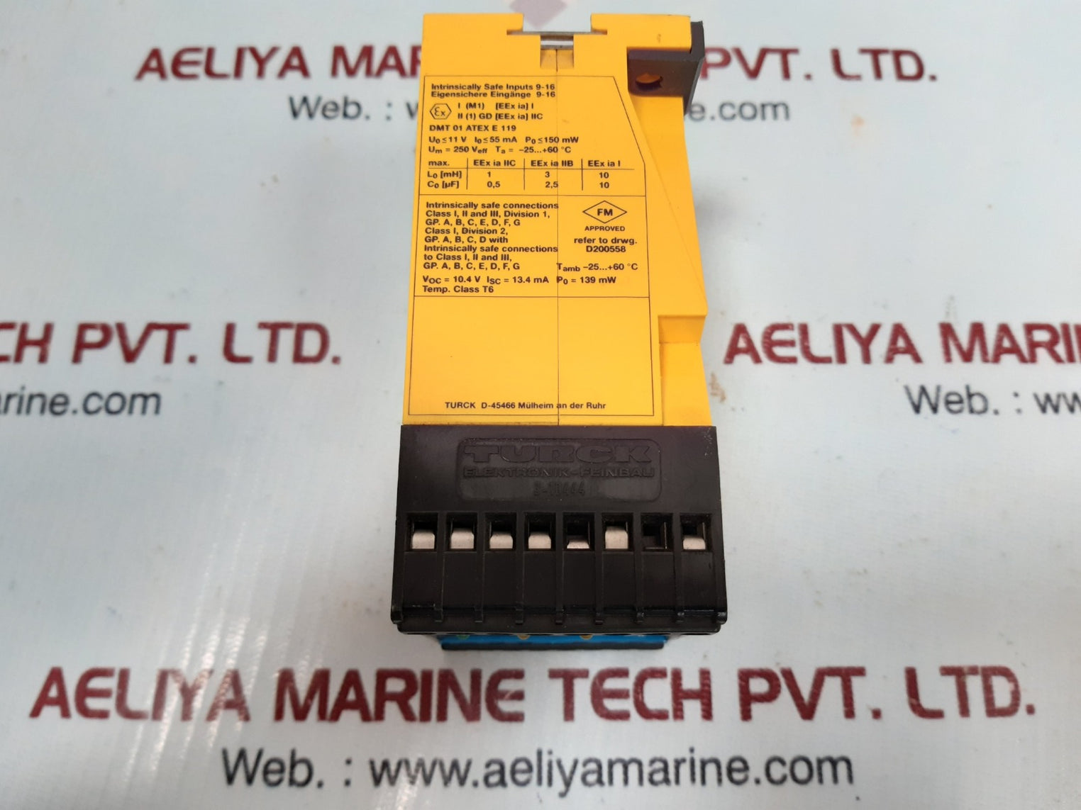 Turck ms13-231ex0-r multi safe switching-amplifier u6.3b