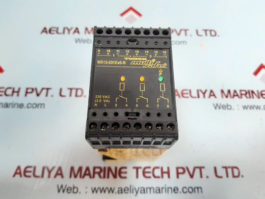 Turck ms13-231ex0-r multi safe switching-amplifier 435yh01