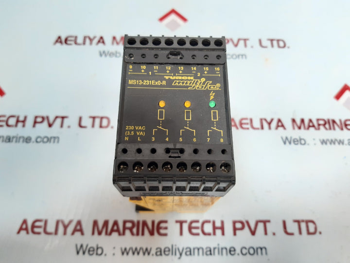 Turck ms13-231ex0-r multi safe switching-amplifier 435yh01