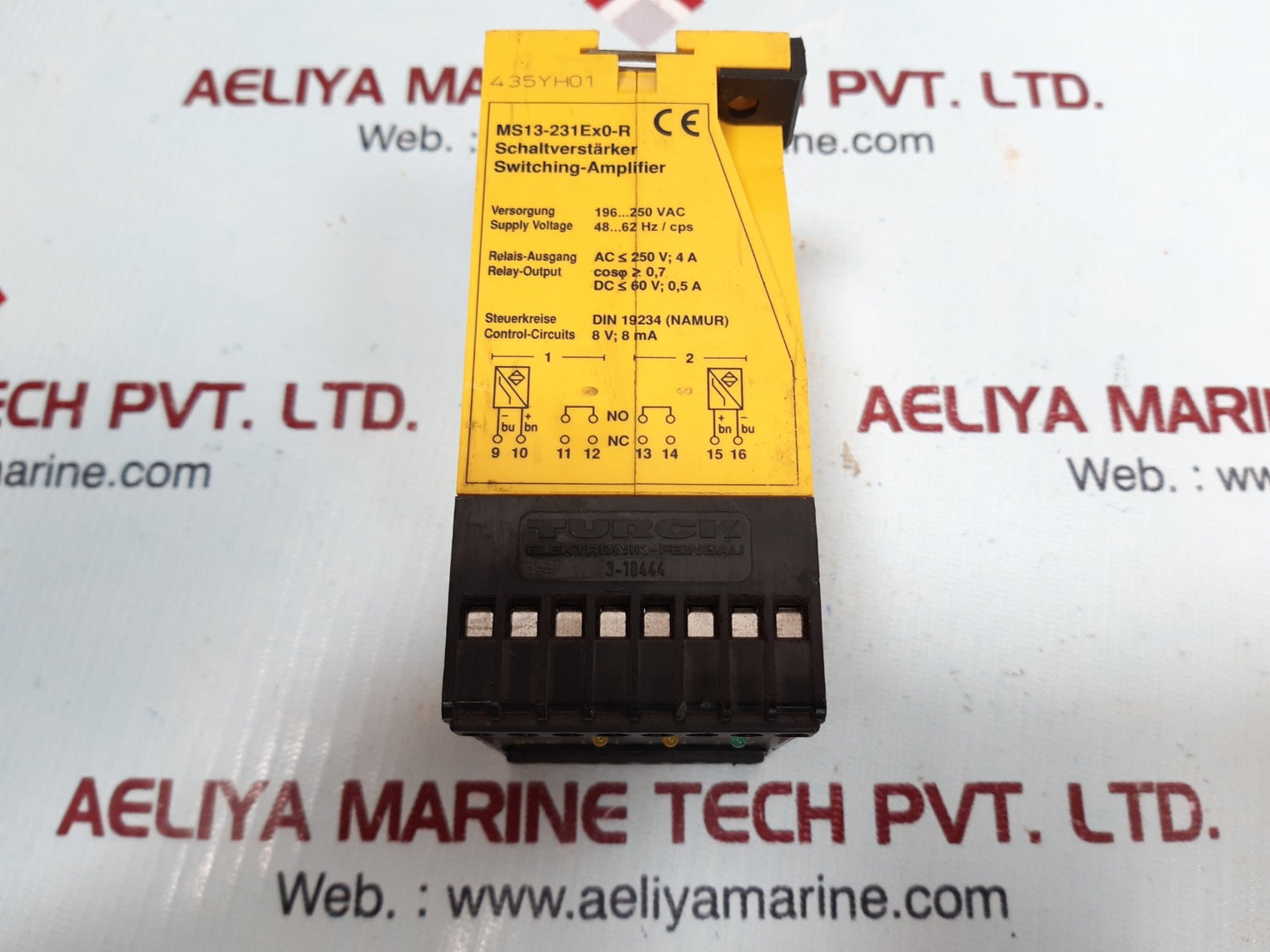 Turck ms13-231ex0-r multi safe switching-amplifier 435yh01