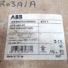 Abb cp-e 24/1.25 switch mode power supply 1svr427031r0000