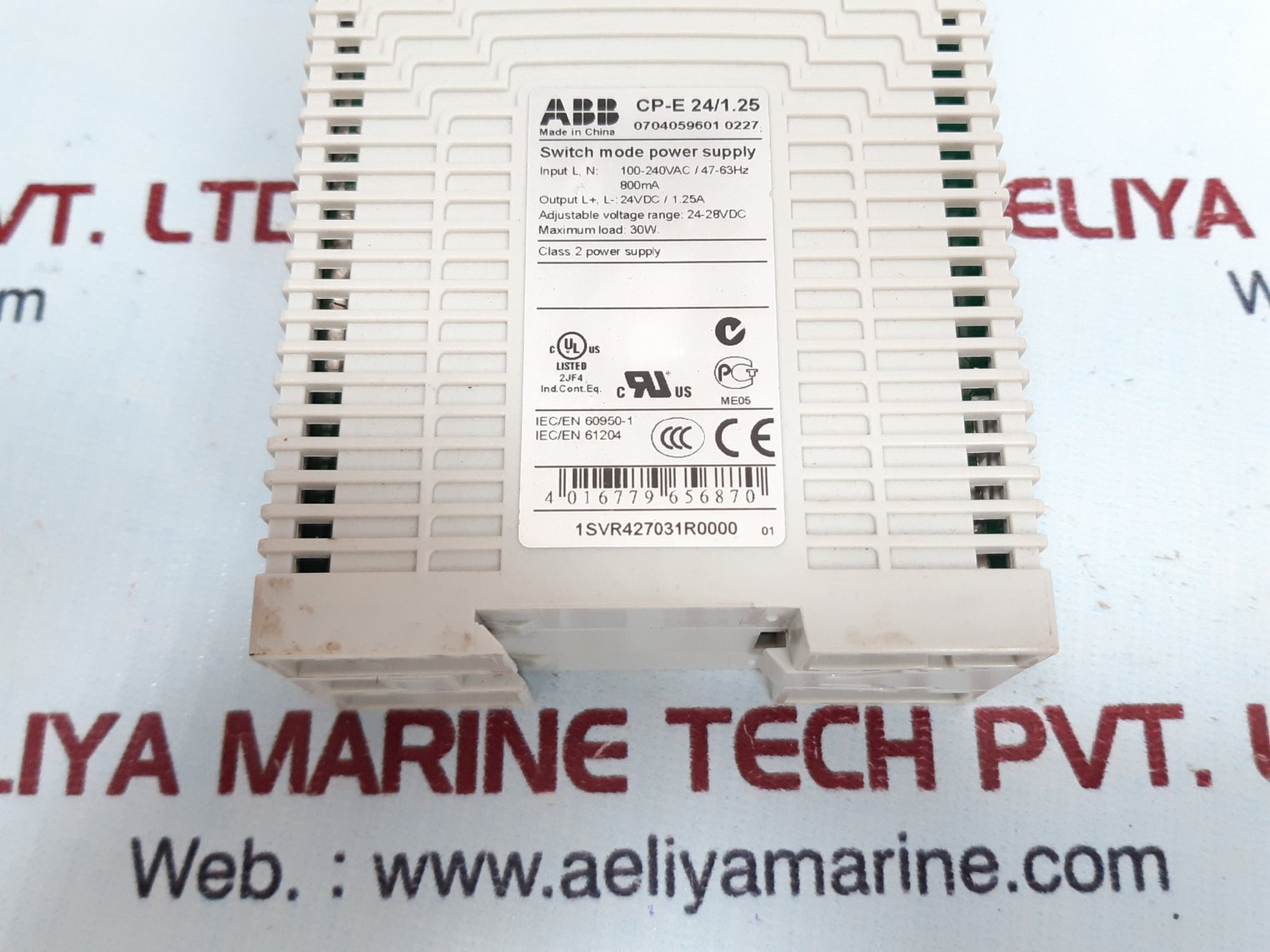 Abb cp-e 24/1.25 switch mode power supply 1svr427031r0000