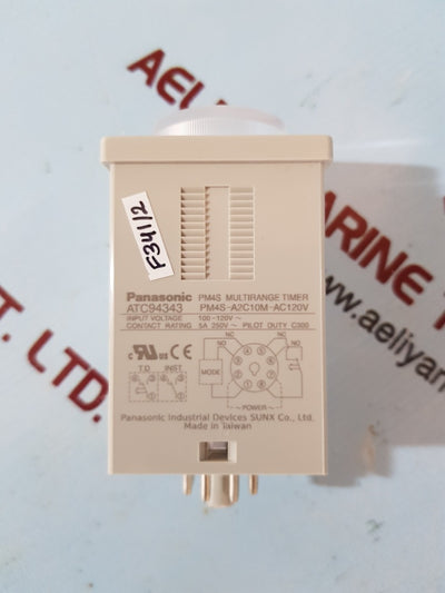 Panasonic pm4s-a2c10m-ac120v multirange timer