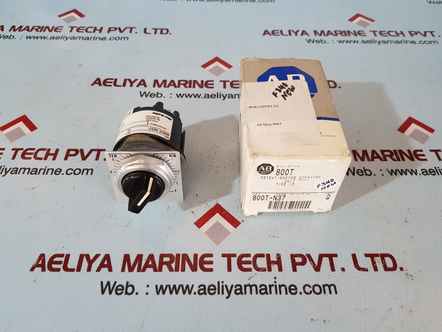 Allen-bradley 800t-n37 ser.Q potentiometer 
