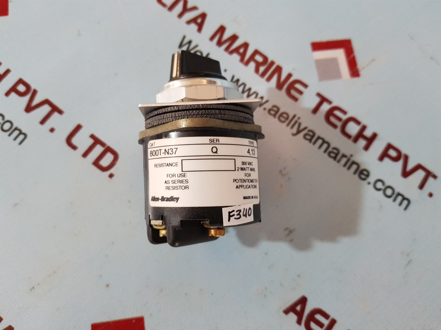 Allen-bradley 800t-n37 ser.Q potentiometer 