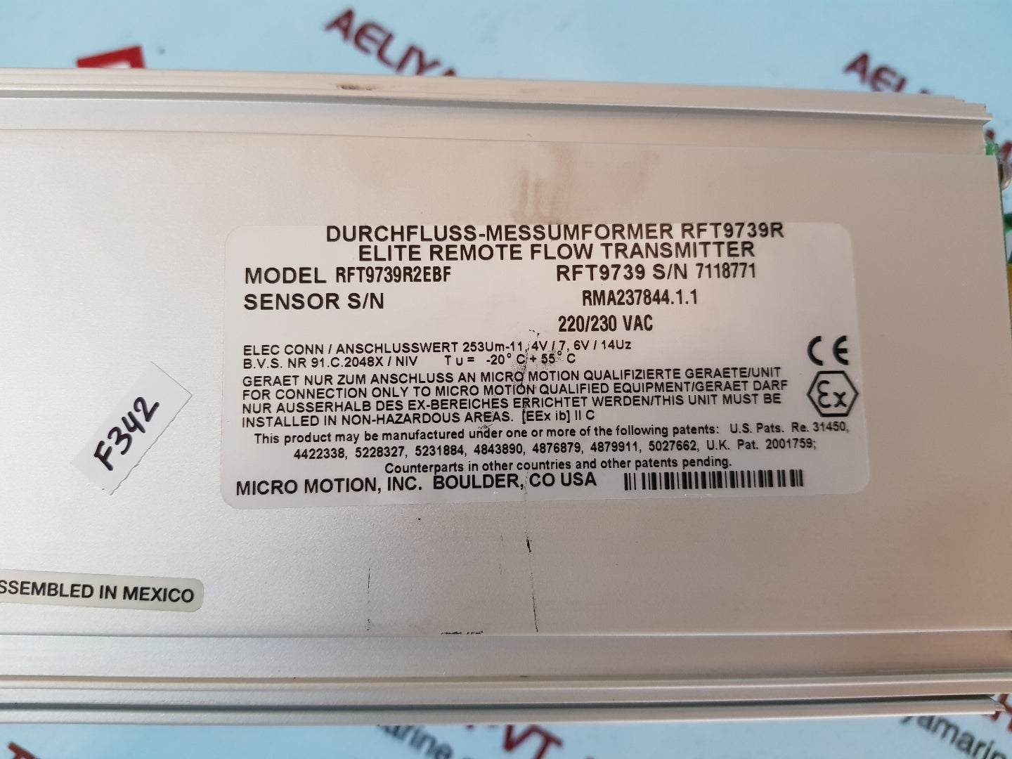 Micro motion rft9739r2ebf remote flow transmitter