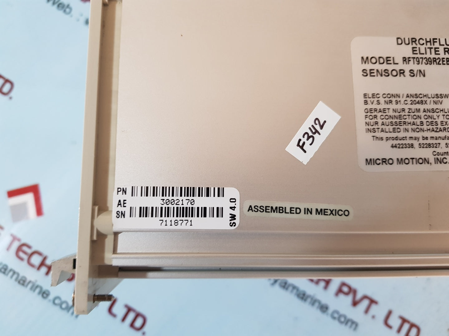 Micro motion rft9739r2ebf remote flow transmitter