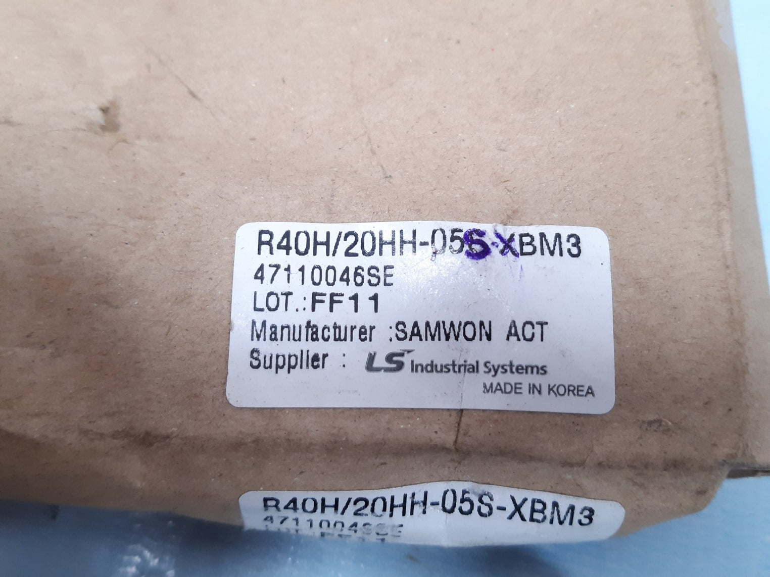 Samwon act r40h/20hh-05s-xbm3 connector breakout