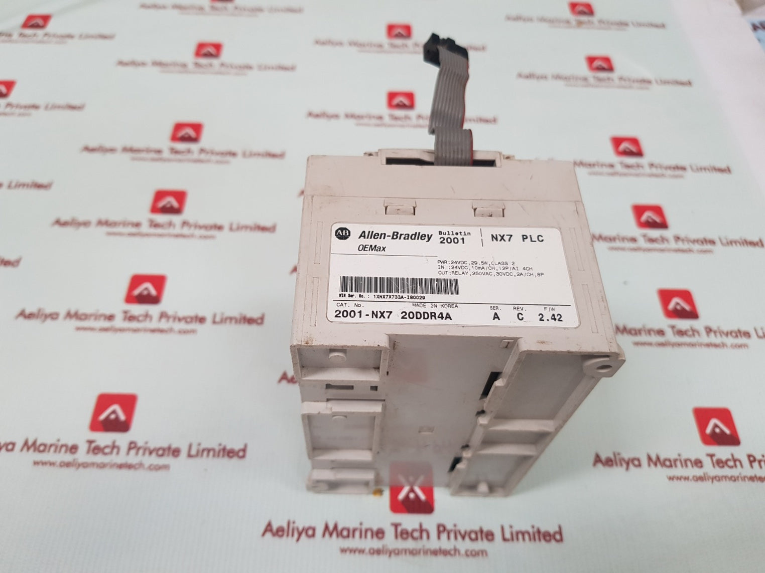 Allen-bradley bulletin 2001 nx7 nx7-20ddr-4a plc servo driver f/w: 2.42