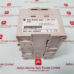 Allen-bradley bulletin 2001 nx7 nx7-20ddr-4a plc servo driver f/w: 2.43