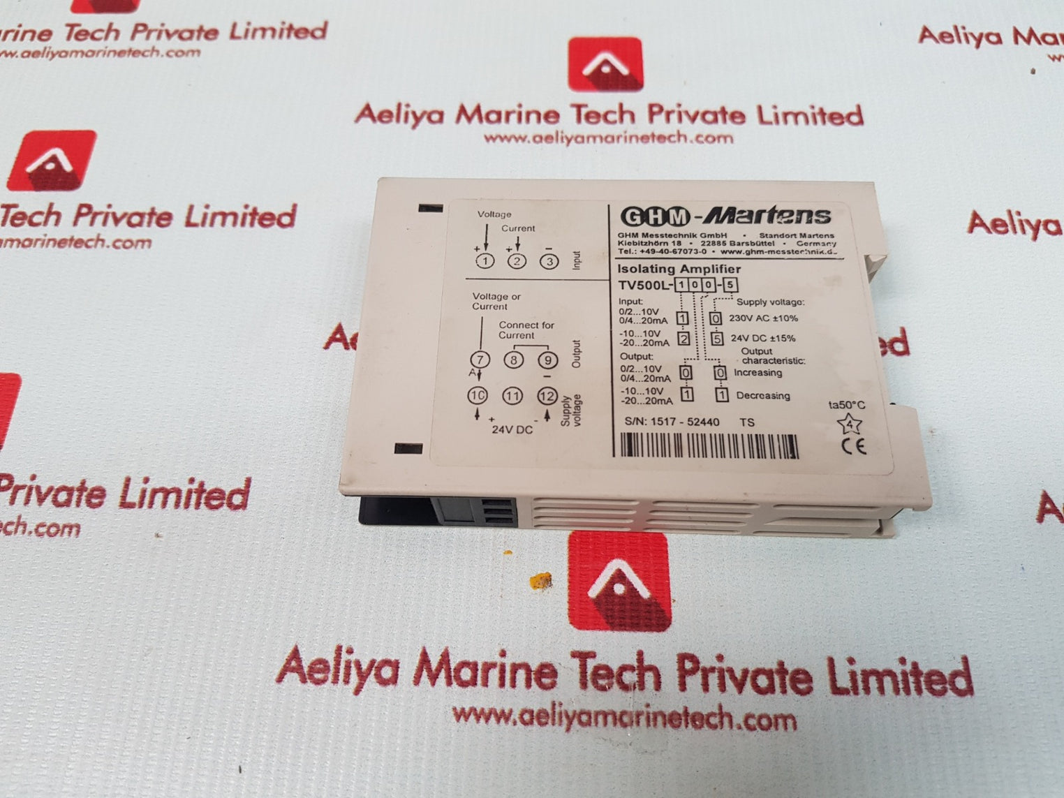 Martens tv500l isolating amplifier tv500l-100-5