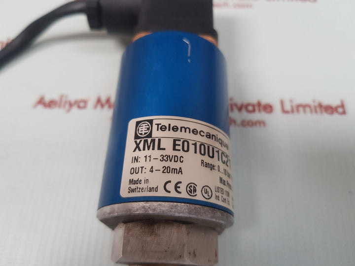 Telemecanique square d xml e010u1c21 pressure transmitter 