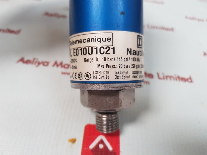 Telemecanique square d xml e010u1c21 pressure transmitter 