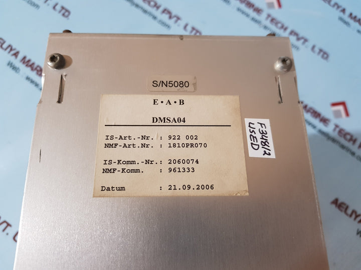 Nmf dmsa04 control panel