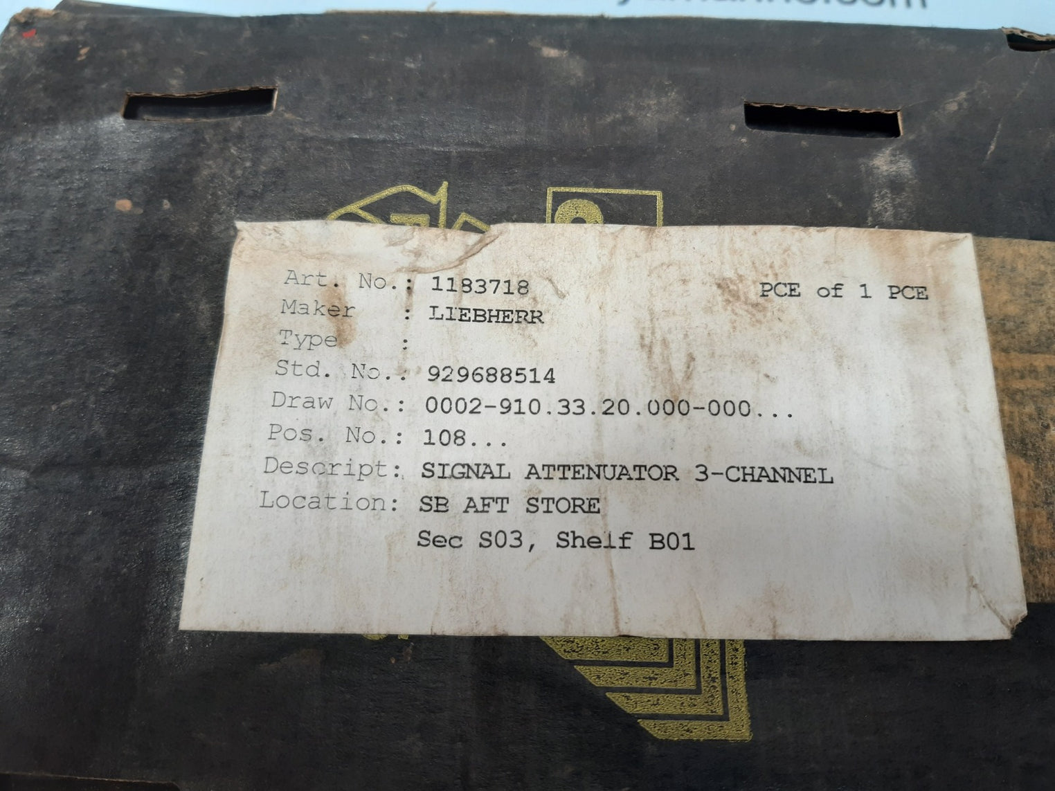 Liebherr lwn 66 10 193 14 pcb card 1183718