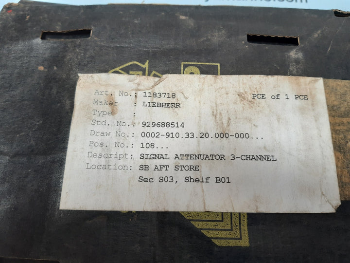 Liebherr lwn 66 10 193 14 pcb card 1183718