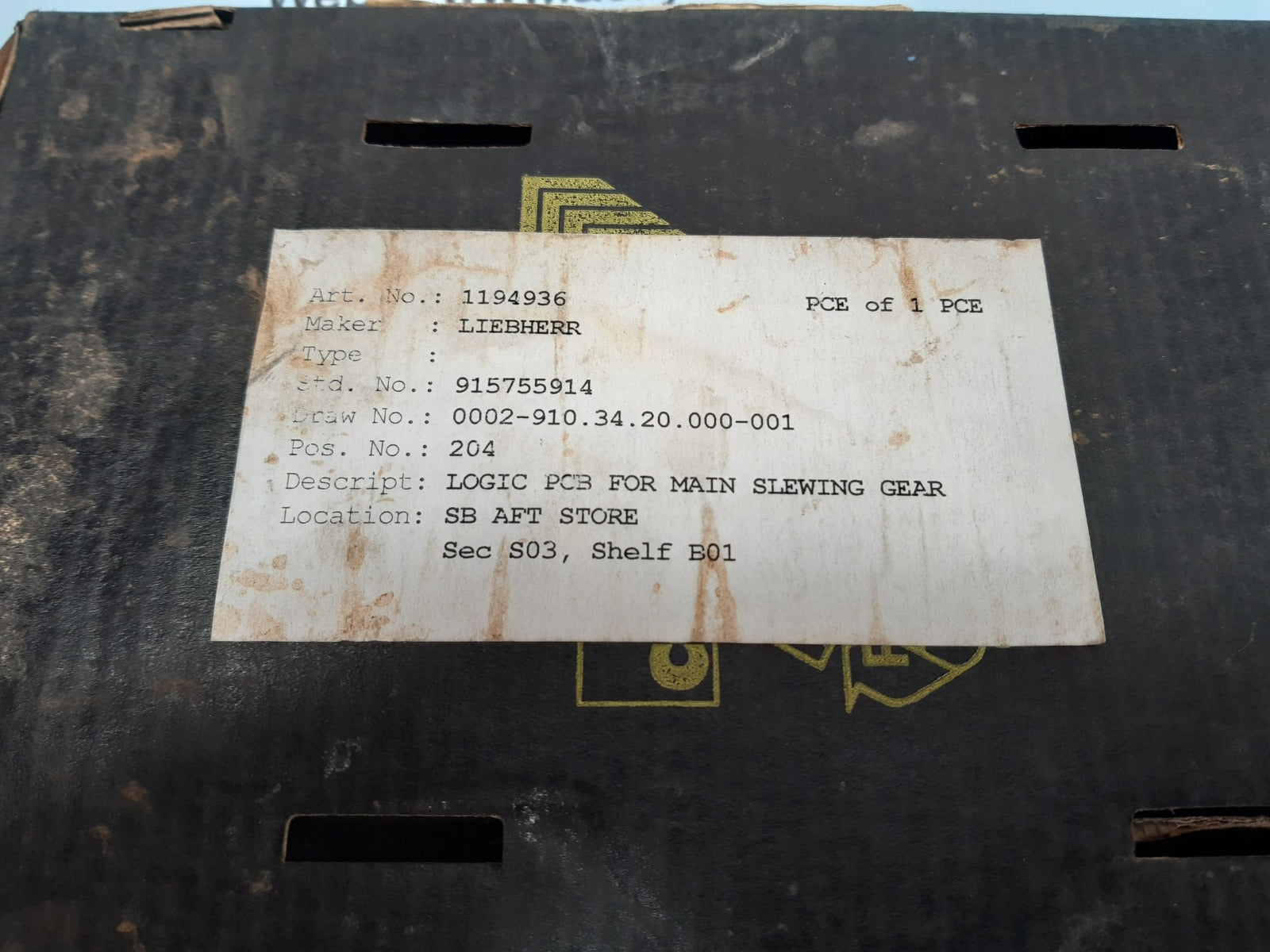 Liebherr 915755914 pcb card 1194936