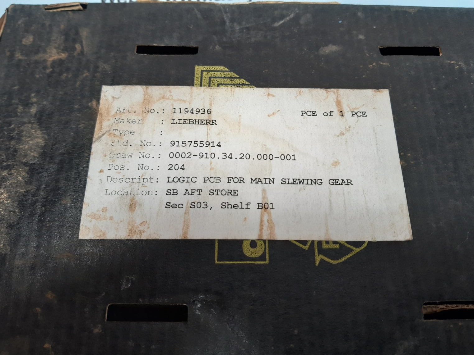 Liebherr 915755914 pcb card 1194936