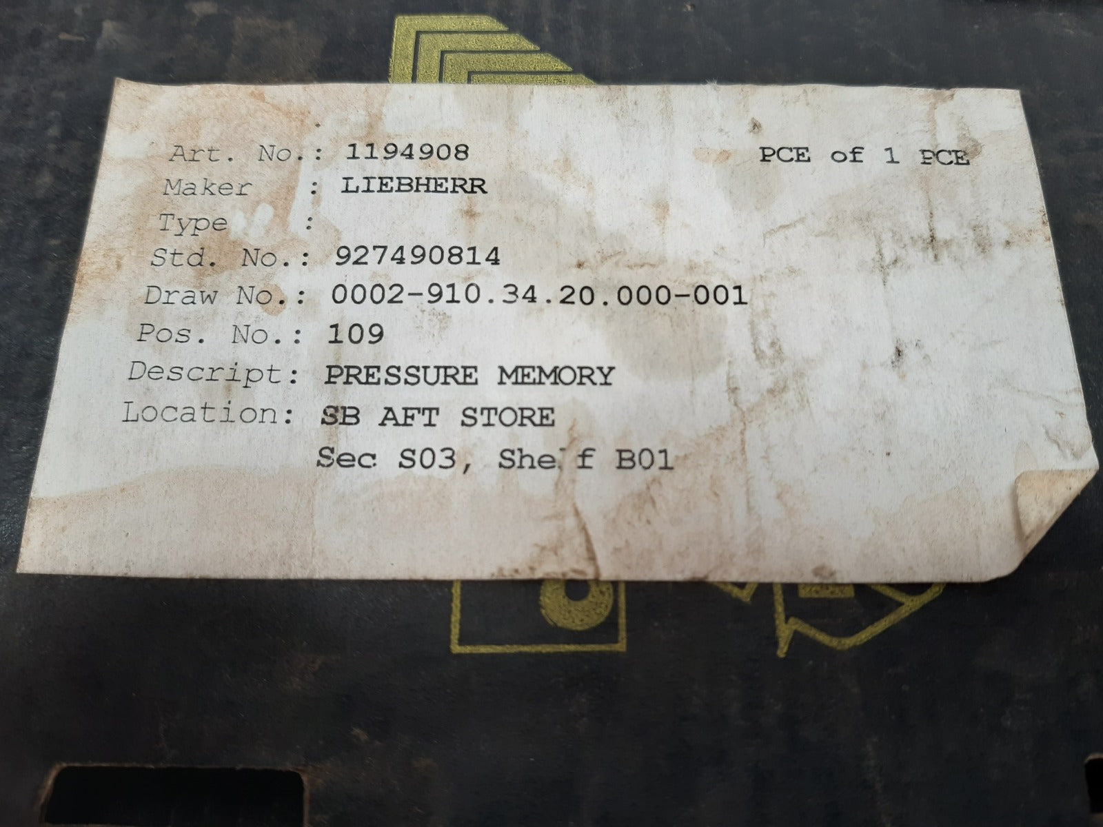 Liebherr 927490814 pcb card 1194908