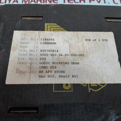 Liebherr 915755814 pcb card 1186934