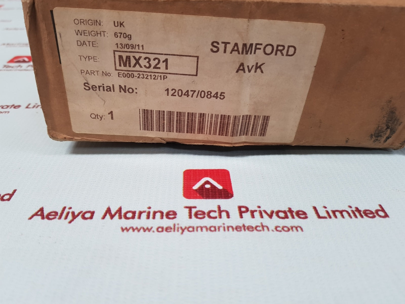 Newage mx321 automatic voltage regulator e000-23212