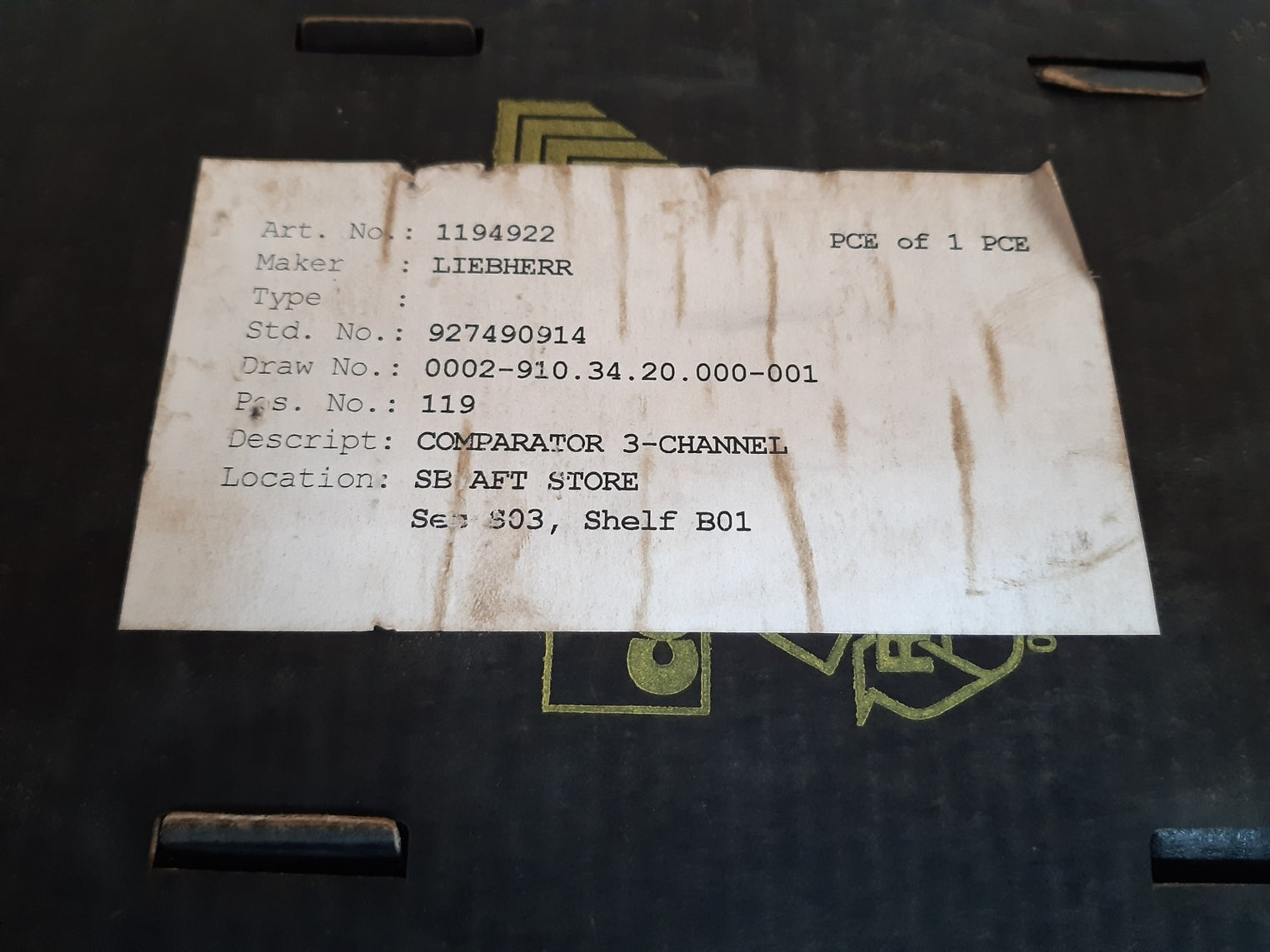 Liebherr 927490914 pcb card 1194922