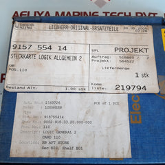 Liebherr 915755414 pcb card 66 10 229 14