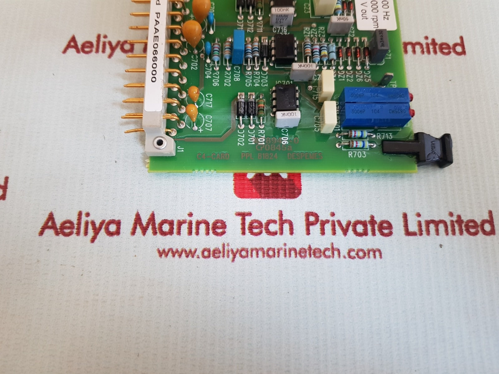 Wartsila c4 ntc card paae066000