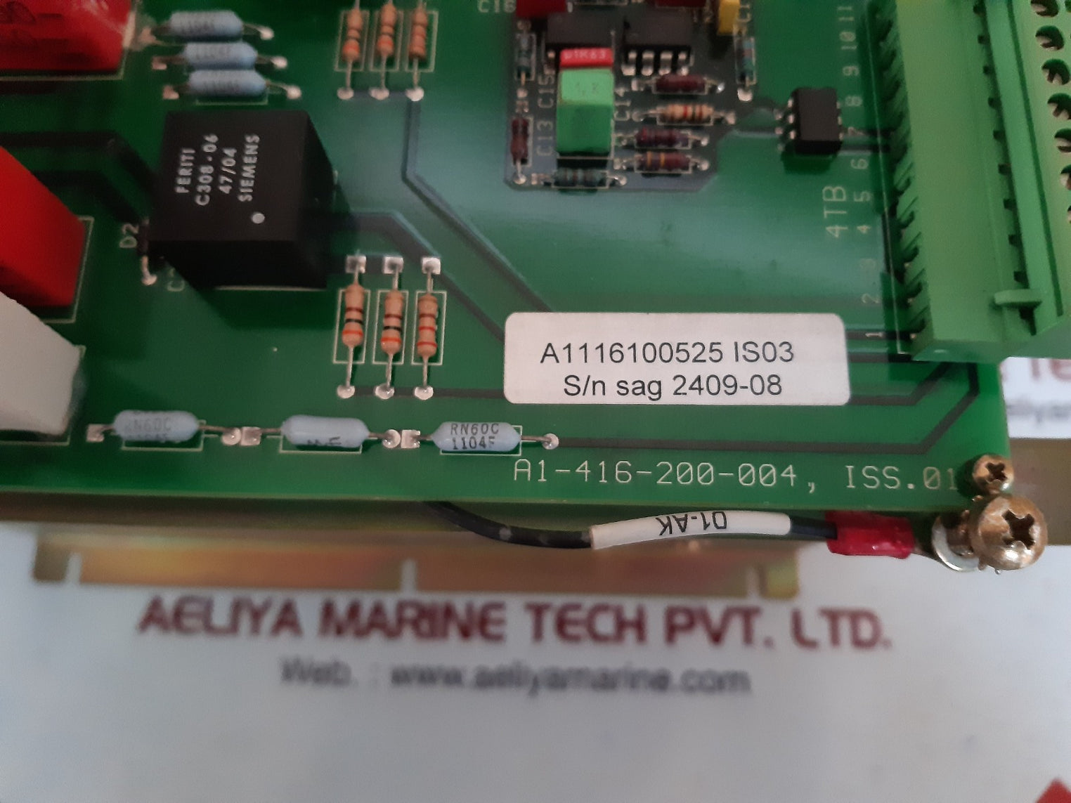 Siemens a1-116-180-504  is.03 base drive