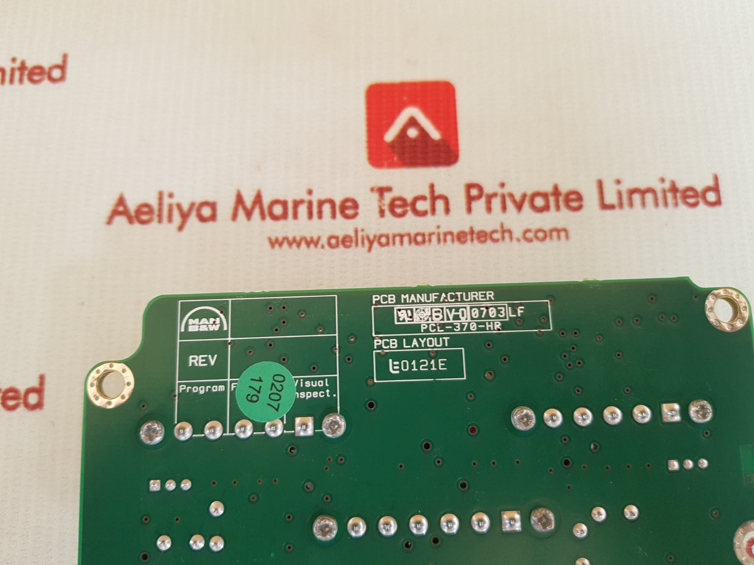 Man b&w pcl-370-hr pcb terminal box modification kit 1142823-0